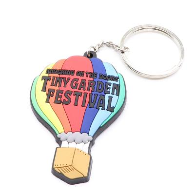 China Each No Moq Promotion Embossed 3D PVC Keychains Customer Personalized Soft PVC Ice Cream Soft Rubber Keychains for sale