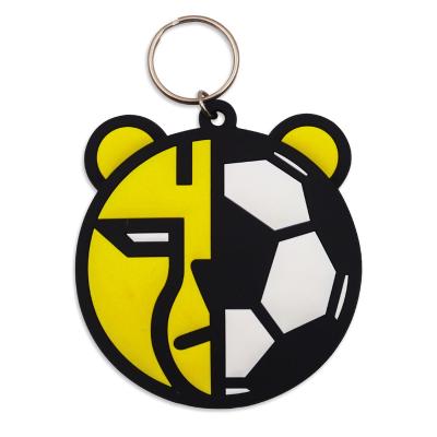 China Each High Quality Custom PVC 2D Rubber Soft Logo Promotion PVC Key Chain 3D PVC Key Chain 3D PVC for sale