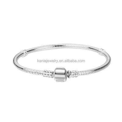 China FASHIONABLE factoryFast shipping in current wholesale 925 sterling silver with LOGO Fashion charm jewelry fit original pandoraers bracelet DIY for sale