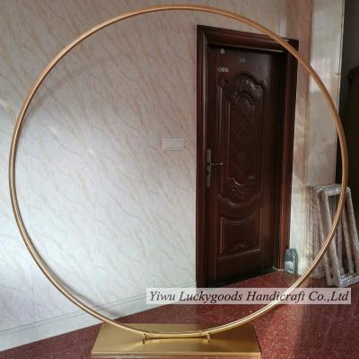 China LG20190617-3 Decoration Gold Round Circle Wedding Backdrop Home Decorations for sale