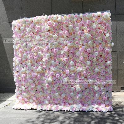 China Home Decorative Wedding Decoration LFB1129 Artificial Flower Wall For Photo Stage for sale