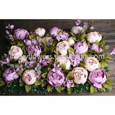 China FREE SHIPPING artificial flower carpet home decoration LFB455-4 flower wall backdrop forwedding for sale