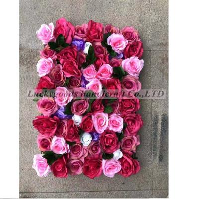 China LFB1081 Home Decoration Background Artificial Flower Red Gorgeous Carpet For Flower Wall for sale