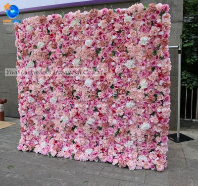 China LFB1186-wall Party Wedding Roll Up Flower Wall To Wedding Photo Backdrop for sale