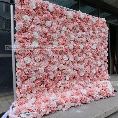 China LFB1101 Home Decoration Roll Up Flower Wall Fabric Base For Wedding Photo Backdrop for sale