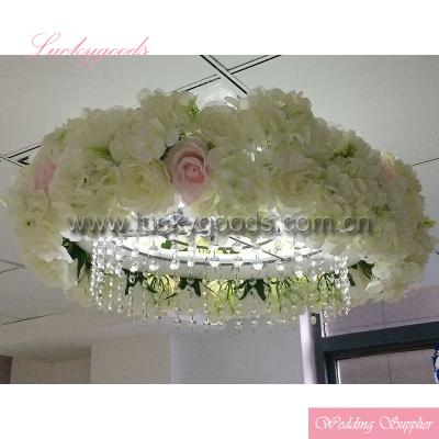 China Wedding Festival Stuff 65cm Stage Ceiling Hanging Flower For Sale for sale