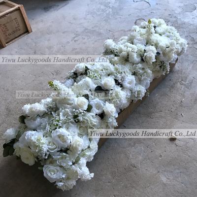 China Plant Green Vertical Wall Artificial Flower for Indian Wall Decoration Wedding Flower Garland for sale