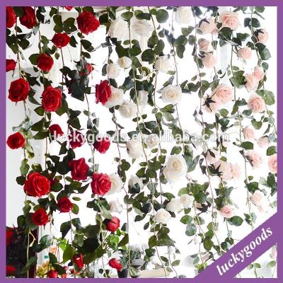 China Popular Events Decoration 2021 Rose Vine For Wedding And Home Decorations for sale