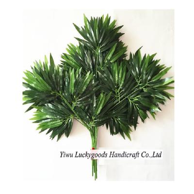 China Home Decoration LG20190620-1 Artificial Green Bamboo Leaves Branch For Wedding Decoration for sale