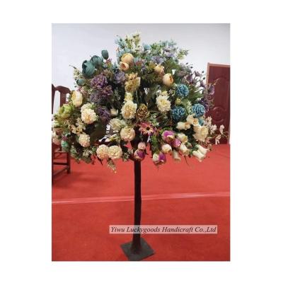 China LK20190810-3 Various Ceremony Artificial Flower Wedding Flower Tree For Wedding Table Centerpiece for sale