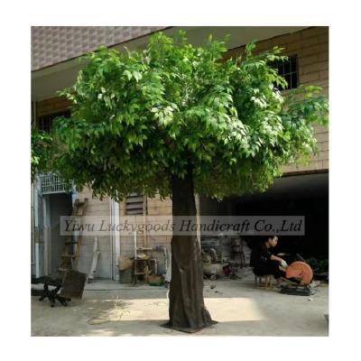 China Hot Sale Wedding Ceremony LG20170926-17 Decorative Artificial Fiberglass Tree Artificial Banyan Tree for sale