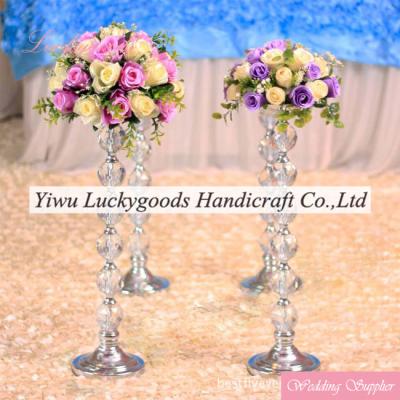 China Crystal Acrylic Centerpiece Wedding Acrylic Candelabra Centerpiece LDJ557 Hot Sale 63cm Candelabra for sale