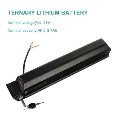 Chine Batterie électrique de vélo électrique de 48 V 8.7AH E Batterie au lithium de vélo 1C Courant de décharge à vendre