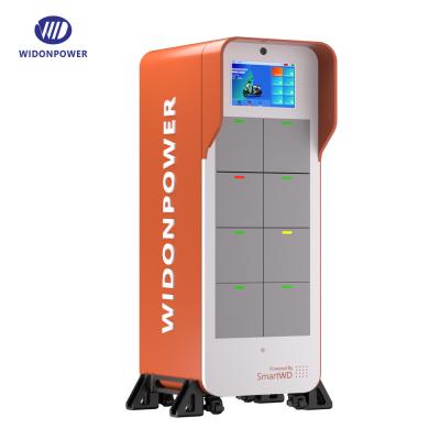 China Steel Battery Swapping Station with Remote Control Software and Customized Output Power for Motorcycle/Scooter/Rickshaw for sale