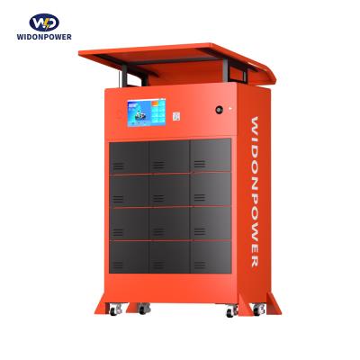 Chine Station d'échange de stockage d'énergie renouvelable E-motro E-bike E-scooter Batterie Armoire échangeable à vendre