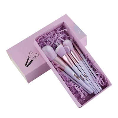 China Recyclable Custom Logo Empty Makeup Brush Set Cosmetic Beauty Set Storage Paper Packaging Box for sale