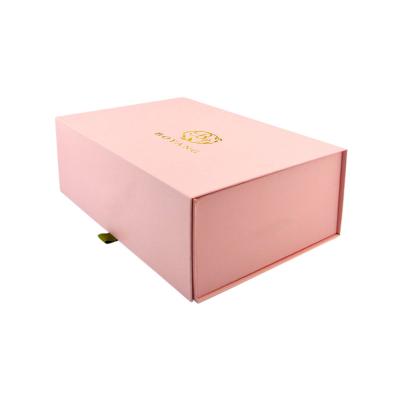 China Recyclable Custom Printed Cardboard Paper Box Packaging Magnetic Foldable Shoe Clothing Shipping Box for sale