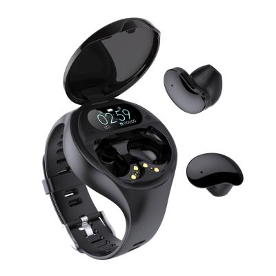 China In-Ear Airoha Smart Watch In Ear Headphones HD Screen Wireless IPX5 Bluetooth TWS Earbuds for sale