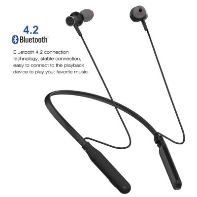 China Hot Selling ANC In-Ear Sport Neck Band Wireless Bluetooth Neck Band Waterproof OEM Neck Band Earphones With Long Playtime for sale