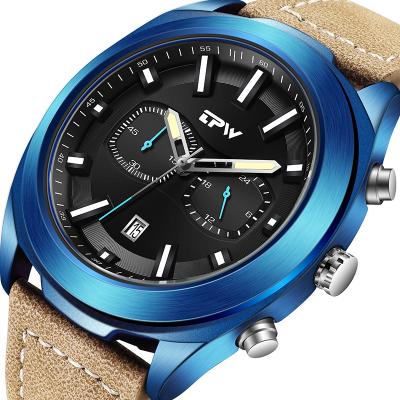 China Luxury 2021 Japan Quartz Chronograph Wrist Watch Man Reloj Wrist Watches Mens Chronograph Watches for sale