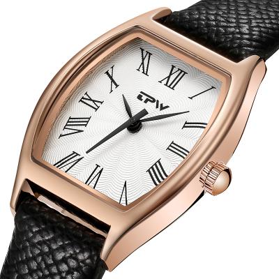 China Water resistant rectangle case watch simple style, Japan movt quartz watch battery watch for unisex for sale