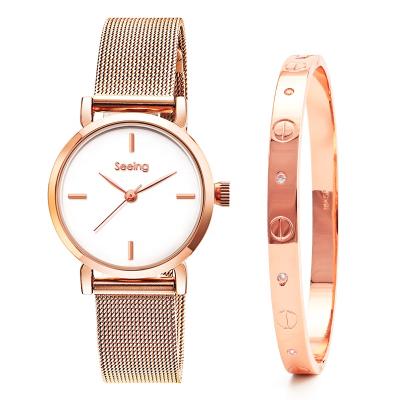 China Water Resistant Fashion Alloy Strap Watches Women Wrist Watch Wholesaler Elegant Creative Bracelet Watch Women for sale