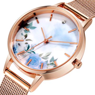 China Fashion Water Resistant Branded Ladies Watches Feminine Women Quartz Watch Fabric Watch Thin Casual Leather Strap Reloj for sale