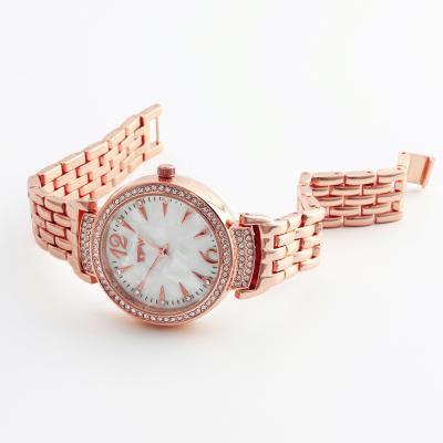 China High Quality Water Resistant Fashion Ladies Dress Diamond Alloy Quartz Analog Charm Wristwatches Women Watches Full Luxury Female Reloj mujer for sale