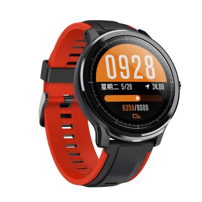 China GPS Navigation SN80 Mens IP68 Waterproof 1.3 Inch Touch Screen Smart Watch Carbon Fiber Case Back for sale