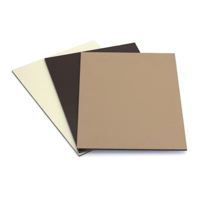 China Modern Linyi ACP Sheets Sandwich Panels Aluminum Composite Wood Color ACP For Exterior for sale