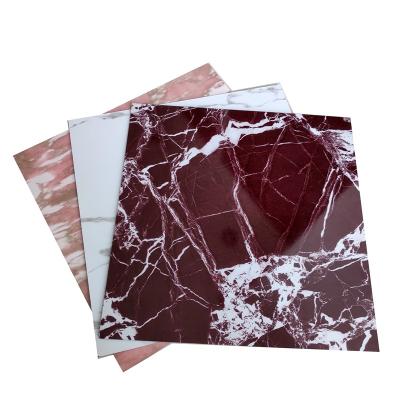 China Contemporary Exterior Wall Panel Wall Materials Alucobond Brown Marble Covered Aluminum Composite Panel for sale