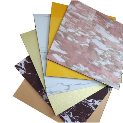 China Contemporary hot sale marble grain exterior decoration aluminum composite panels for sale