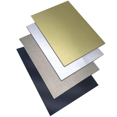 China Modern White Color PE Core ACP Aluminum Composite Panels Silver Gray ACP Sheet for sale