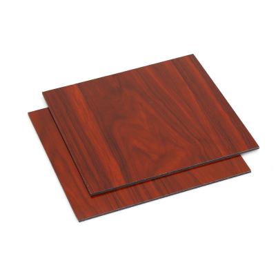 China Contemporary Wood Sheet Prices Color ACP Aluminum Composite Panels Signboard Wood Color ACP For Outdoor for sale