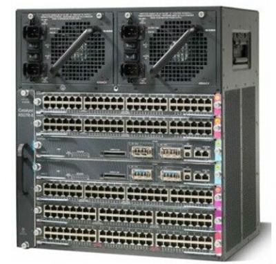 China Handelbare Cisco-Chassisschakelaar, de Reeks 6 Groefchassis WS-C4507R+E= van Cat4500 E Te koop