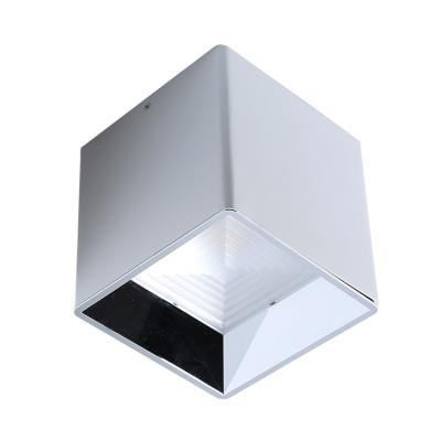 China Modern Square 10W-45W Square Type Cylinder Ceiling Spot Light COB Surface Mount LED Downlight for sale