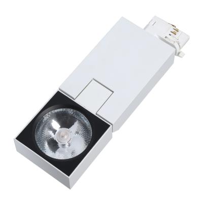 China 2 3 4 Wire Modern Adjustable Angle White/Black Housing CE RoHS Led Cob Track Lights for sale