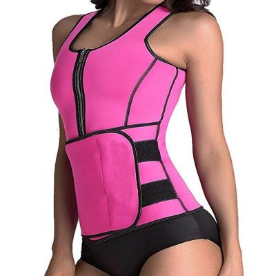 China Hot Fit Body Neoprene Adjustable Waist Belt Sweat Sauna Slimming Belt Body Weight Loss Shaper Waist Trainer Vest Workout Shapewear for sale