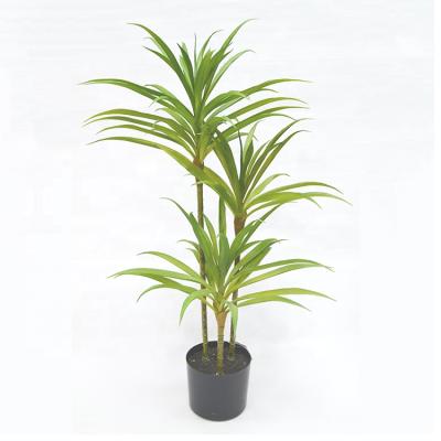 China Factory Price Vivid Indoor Decorative Tree China Artificial Yucca Plant Without Pot for sale