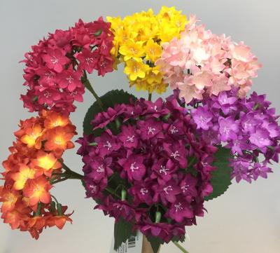 China Outdoor / Indoor / Party / Wedding Decoration Nearly Natural Artificial Hydrangea Handmade Decorative Flowers for sale