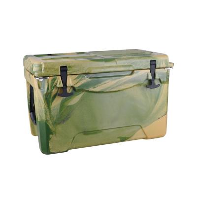 China 33L Outdoor Picnic Portable Rotomolded Durable Waterproof Ice Chest Camping Cold Box Waterproof Insulated Cooler Box for sale