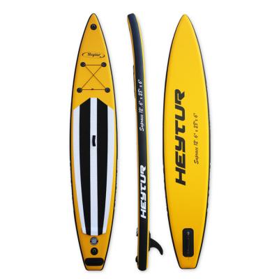 China Amazon Hot Selling Inflatable Surf Surfing Paddle Board Stand Up Kayak Sup Paddle Board With Air Pump for sale