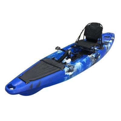 China LLDPE Pedal Drive Fishing Kayak For One Person With 11ft On Sale for sale