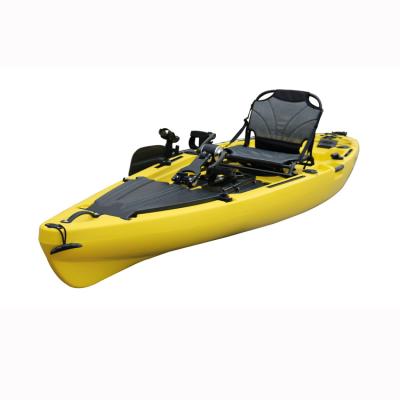 China Fishing Kayak 12ft Pedal Foot 2 Person Pedal Drive Kayak Fishing New Kayak De Pesc Con Manufacturer PE (HDPE or LLDPE) for sale