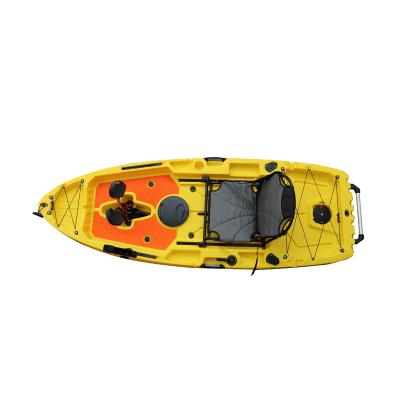 China PE (HDPE or LLDPE) Professional Made in China 8 Feet Stable Canoe Paddle Sport Fishing PE Spinning Kayak for Sale for sale