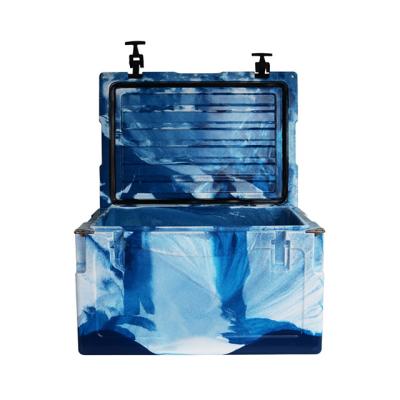 China New Arrival 47L/50L Waterproof Modern Cooler Custom Hard Color Box Portable Ice Chest For Food Insulation for sale