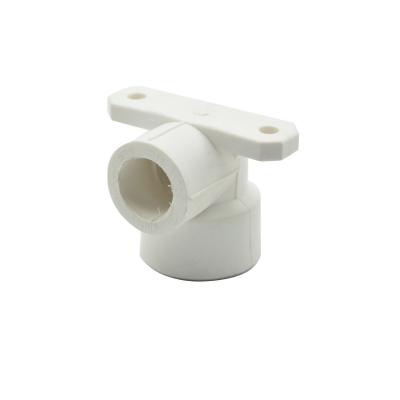 China Pipe Lines Connect High Quality PP Elbow With Seated Plastic PPR Elbow Fitting Tee With Faucet Connector Female for sale