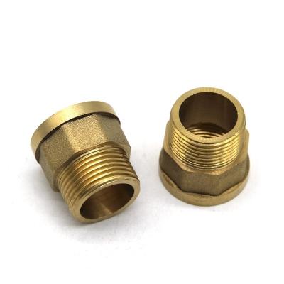 China Brass pipes; Grosna Pipe System Wholesale Brass Fittings For Pipe Fitting Male Reducer Nipple Pipe Connection Brass Fittings for sale