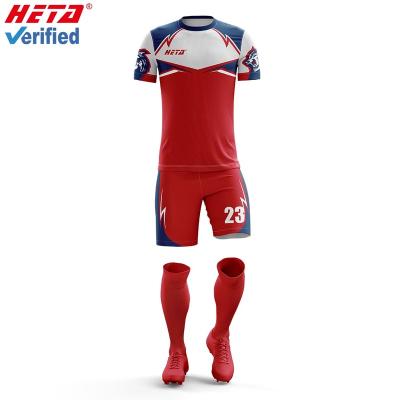 China Shirts & Senior 13 year old experience new design club dryfit soccer football singlet sublimated set custom custom made uniform for sale