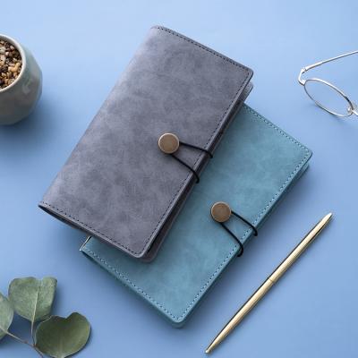 China Multifunctional portable custom soft cover logo soft cover travel a6 journal leather notebook for sale